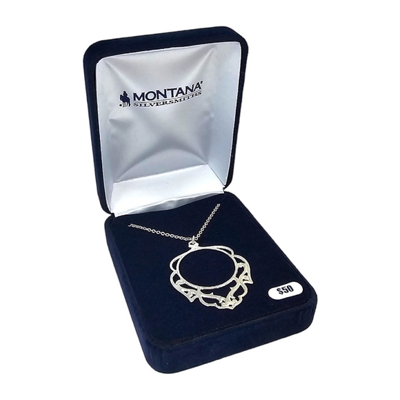 Montana Silversmiths Wide Open Spaces Filigree Necklace & Earrings Set - Picture 6 of 11